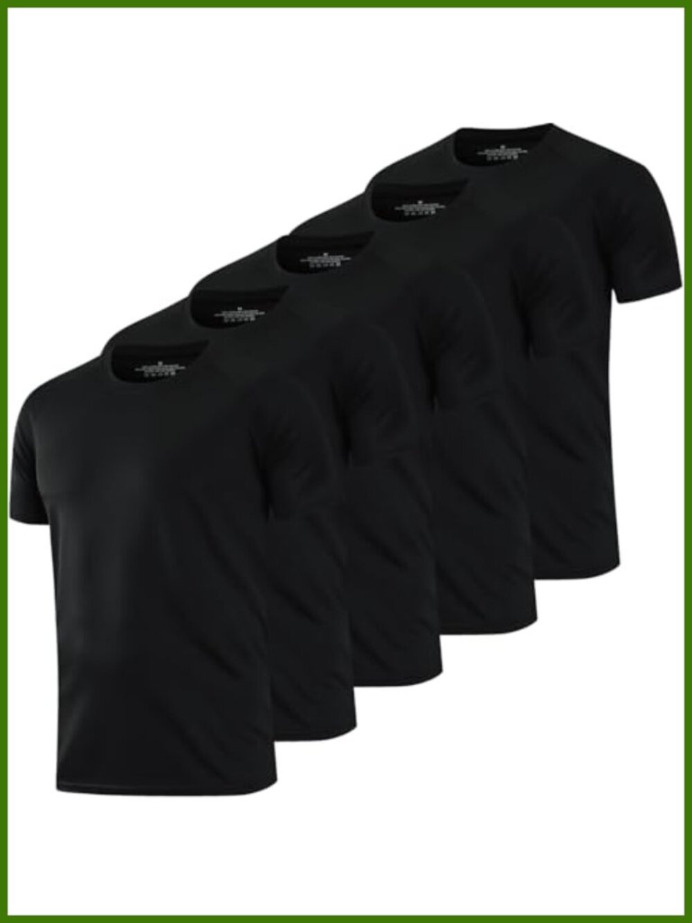 Men's Moisture Wicking Dry Fit Running T Shirts Athletic Gym Workout Tees